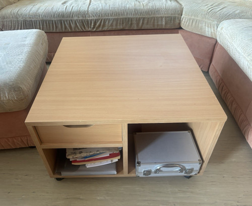 Couchtisch holz hell beige - holz, hell/beige