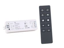 Profi Mesh LED Funk Dimmer Controller 5-36V + Fernbedienung 30m Memory Funktion