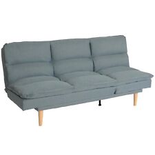 B-Ware Schlafsofa MCW-M79, Couch Sofa, Liegefläche 180x110cm, Stoff blau-grau