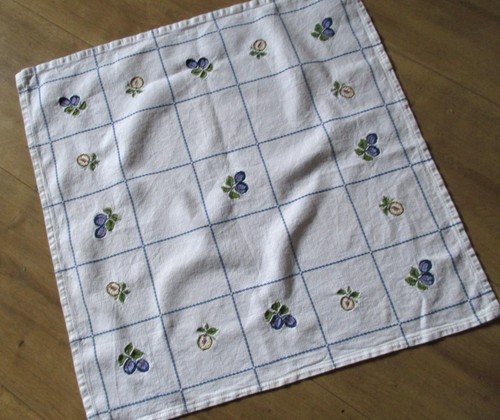 Mitteldecke weiß obst - ,