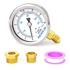 Edelstahl Manometer Wasser Öl