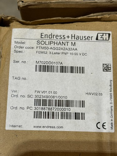 Endress hauser soliphant - soliphant, m