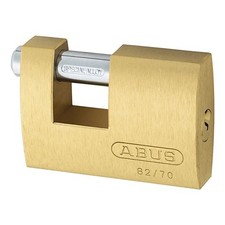 82/70 70 mm Monoblock Messing Verschluss Vorhängeschloss - ABUS 11491