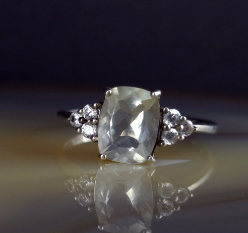 Ring silber 925 bergkristall - ring,