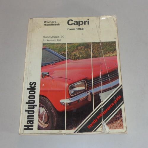 Reparaturanleitung ford capri - reparaturanleitung,
