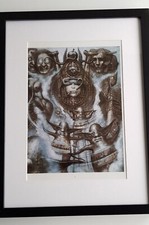 HR Giger Kunstdruck Poster Alien Xenomorph Facehugger Necronomicon - Trolls