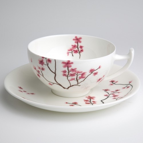 Teetasse mit untertasse - teetasse,