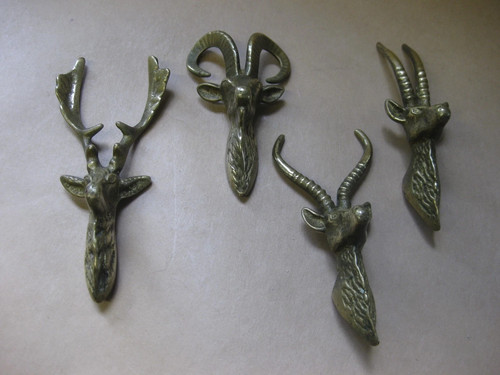 4er set vintage messing - 4er,