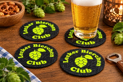 Lecker bierchen club - 4x, "lecker