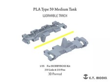 1/35 aktuelles chinesisches Typ 59 Panzer bewegliches Gleis Hobby Boss 3D Prin Plastikmodell