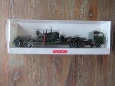 Wiking Lkw Magirus Tieflader mit Planierraupe 6950134 in OVP