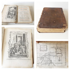 1769 COMPLETE HISTORY of the HOLY BIBLE Rev. John Fleetwood ILLUSTRATED Binding