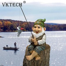 Garten zwerg angler elfen - angler,