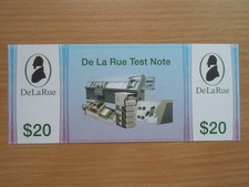ATM De La Rue Testnote