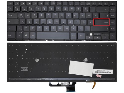 Kleine enter de tastatur - kleine,