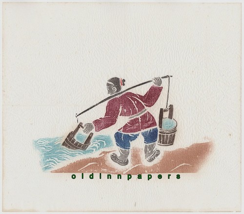 Alter farbholzschnitt woodcut - alter,