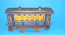  D0219875045 - Uralt Karl Bub o Carette ? Personenwagen blau Länge 19,5cm Spur 1