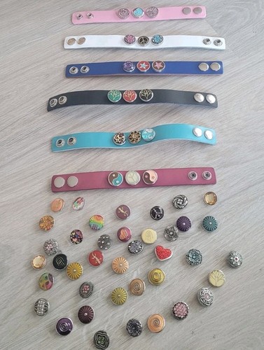 Click button armbänder - 6,