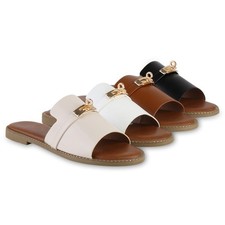 Damen Pantoletten Sandalen