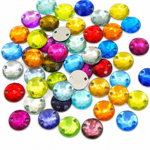300 acryl strass rund - 300, 10mm
