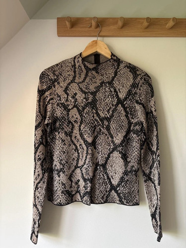 Zara metallic schlangenmuster - metallic,
