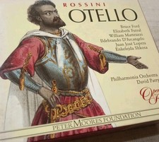 ROSSINI  2 NM CD OTELLO PARRY PHILARMONIA FORD FUTRAL 1999 OPERA RARA LONDON