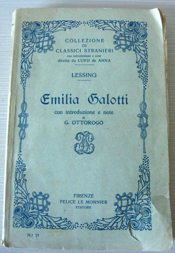 Lessing emilia galotti ed - lessing.,