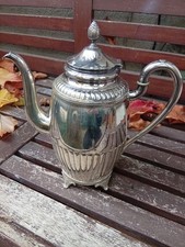 Versilberte Schwedische Vintage Kaffeekanne