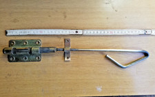 großer langer Torfeststeller Tor Verriegelung 400 mm x 16 mm mit Arretierung