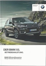 BMW X5 F15 Betriebsanleitung 2016 Bedienungsanleitung Handbuch Bordbuch BA