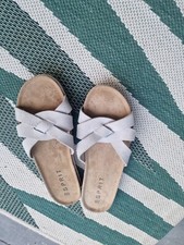 Sandale Pantolette Esprit Größe Leder grau 41 