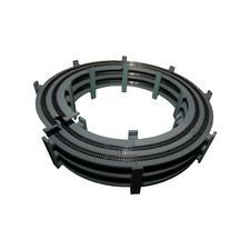 Gleiswendel Spur N zwei Etagen Stecksystem, Kunststoff, einfacher Aufbau, Set