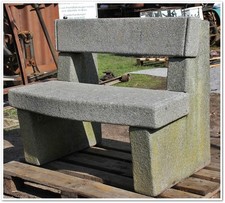 Antike granit stein bank park - antike,