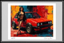 Cars & Girls #07 - Kunstdruck