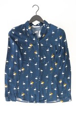 edc by Esprit Langarmbluse Regular Bluse für Damen Gr. 42, L blau aus Viskose