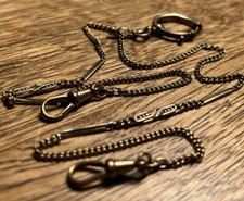 alte Taschenuhr Kette Double