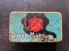 Zigarettendose Queen Mary rare 10 cigarettes tin vor 1920