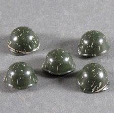 Custom Helm Stahlhelm grün