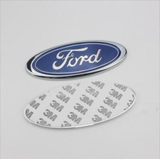 1X FORD ABZEICHEN OVAL 150 x 60MM BLAU EMBLEM VORNE HINTEN FOCUS MONDEO TRANSIT