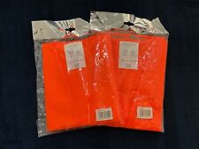 2x Sicherheitsweste | orange | KFZ LKW Motorrad #S1