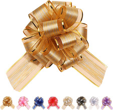 Geschenkschleifen 5 Stück Groß (18cm) für Geschenkverpackung Hochzeitsauto & Aut