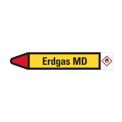 Rohrleitungskennz erdgas md - rohrleitungskennz.,