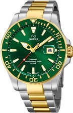 Jaguar Herrenarmbanduhr Schweizer Uhr Executive, J863/B Edelstahl Analog 44mm