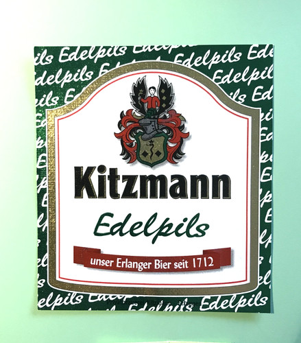 Bieretikett brauerei kitzmann - bieretikett,