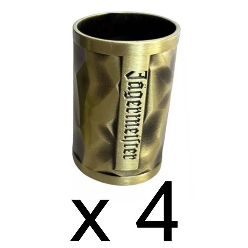Jägermeister metall shot - 4x,