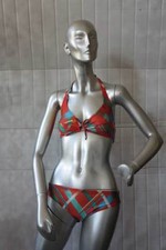 Fürstenberg Bikini 80er TRUE VINTAGE 80s women halterneck bikini swimsuit german