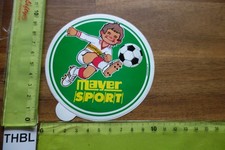 Alter Aufkleber Sport Fussball Kleidung Zubehör MAYER SPORT