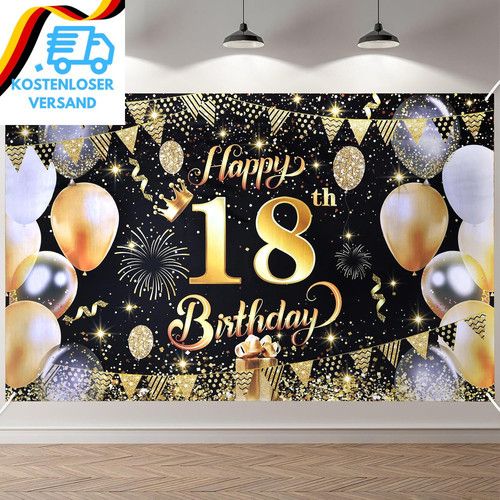 Geburtstag banner - 18.geburtstag,