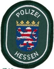 Polizei hessen patch grün - patch,