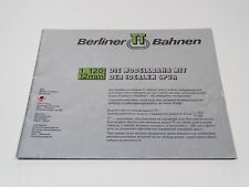 Berliner TT Bahnen BTTB Zeuke DDR Modelleisenbahn- und Zubehör Katalog